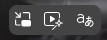 MS Edge video overlay icon